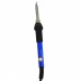 Racdde Adjustable 60W Electric Soldering Iron with 5pcs Tips, Tweezers, Cables Kit - Blue + Black