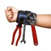 Racdde Polyester Magnetic Wristband Portable Tool Bag Electrician Wrist Belt Screws Nails Drill Bits Holder Repair Tools