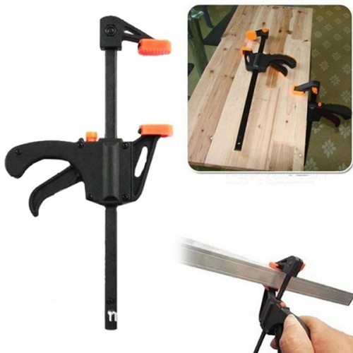 Racdde Practical Plastic Quick Release Bar Clamp, Woodworking Clip Clamping Device for DIY