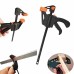 Racdde Practical Plastic Quick Release Bar Clamp, Woodworking Clip Clamping Device for DIY