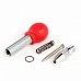 Racdde Center Punch Stator, Automatic Center Pin Punch, Spring Loaded Marking Drilling Tool with a Protective Sleeve silver