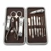 Racdde 12 in 1 Nail Care Manicure Set / Pedicure Tool for Cutting - Silver