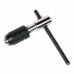 Racdde 5Pcs/Set T Type Machine Hand Screw Thread Taps Reamer M3/M4/M5/M6 Tap Set, Fit Handle DIY Tool Accessories silver