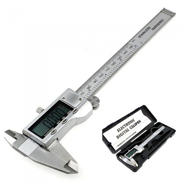 Racdde Portable 0-150mm Stainless Steel Digital Display Electronic Vernier Caliper