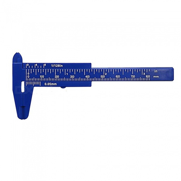 Racdde 0-80mm Double Scale, Mini Tool Vernier Caliper Ruler