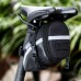 Racdde 1.2L Bike Saddle Bag Strap-On Cycling Wedge With Glue-Free Tire Repairing Tool Kit - Black L