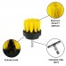 Racdde 3Pcs/Set Power Scrubber Drill Brush Clean For Bathroom Surfaces Tub Shower Tile Grout Cordless Power Scrub Cleaning Kit