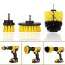 Racdde 3Pcs/Set Power Scrubber Drill Brush Clean For Bathroom Surfaces Tub Shower Tile Grout Cordless Power Scrub Cleaning Kit