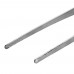 Racdde 30cm Surgical Medical Round Serrated Tip Plier Tweezers - Silver