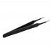 Racdde No-13 ESD Anti-static Flat Tip Tweezers - Black