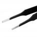Racdde No-13 ESD Anti-static Flat Tip Tweezers - Black