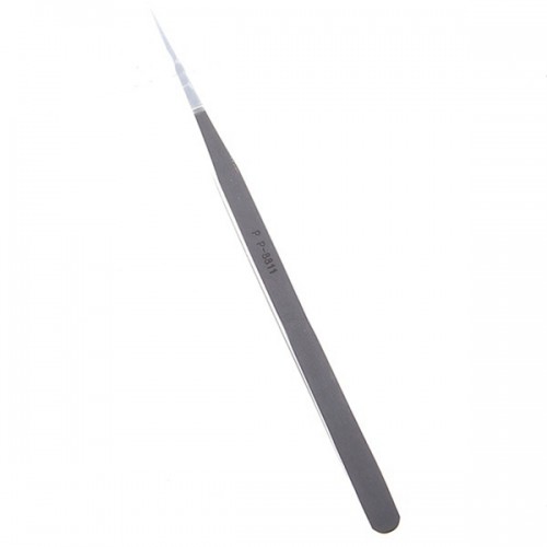 Racdde Stainless Steel Precision Straight/Sharp Tweezers (13.8cm)