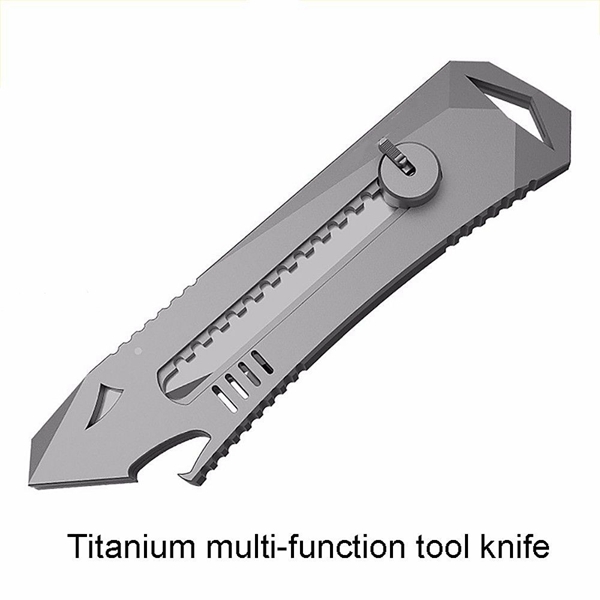 Racdde NTK10 Portable Multifunctional Titanium Alloy Knife Bottle Opener Outdoor Tool