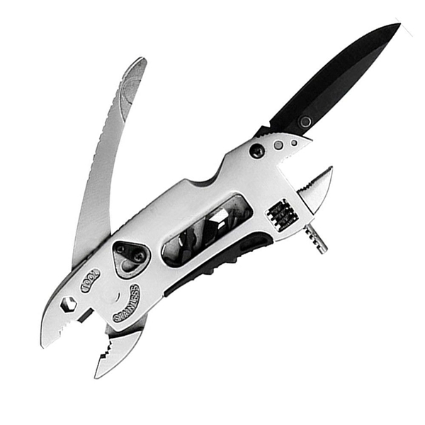 Racdde Mini Portable Hand Tools Multifunctional Stainless Steel Plier for Outdoor Camping