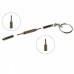 Racdde Small Screwdriver Keychain for Glasses Maintenance - Silver
