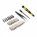Racdde 45 in 1 Precision Screwdriver Set Repair Tool Kit - Yellow