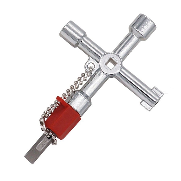 Racdde 4 in 1 Premium Cross Key Wrench with Bit