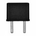 Racdde CM-1 US Socket to EU Plug AC Power Adapter - Black (10PCS / 2.5~250V)