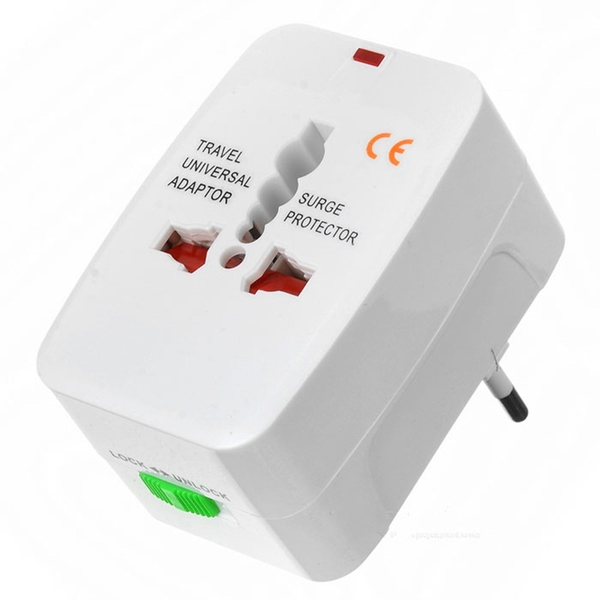 Racdde Universal Travel Power Adapter with Surge Protection
