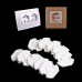 Racdde 10Pcs EU Power Socket Electrical Outlet for Baby Kids Safety Guard Protection, Anti Electric Shock Plugs Protector Rotate Cover white