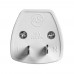 Racdde High Quality Multifunctional Universal US Travel AC Power Adapter Plug - White (250V, 10A / 9 PCS)