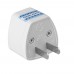 Racdde High Quality Multifunctional Universal US Travel AC Power Adapter Plug - White (250V, 10A / 9 PCS)