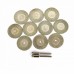 Racdde 12Pcs 50mm Diamond Cutting Discs Mini Grinding Wheel Saw Blades with Rods for Rotary Tools Dremel Drills