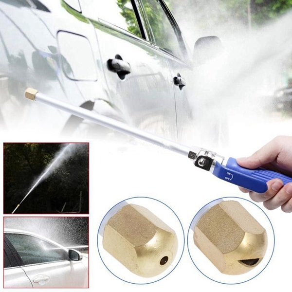 Racdde High Pressure Power Washer Car Wash Spray Nozzle Water Gun Hose Wand Attachment Cleaning Irrigation Tool