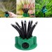Racdde Adjustable Multi-Head Lawn Sprinkler, 360 Degree Automatic Garden Water Sprayer Cleaning Tool