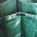 Racdde Large Garden Waste Bag, 272L Reusable Lawn Leaf Garbage Bags - Green