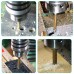 Racdde Sawtooth Drill Bits Set 6PCS 3-8mm HSS High-Speed Steel Punch Reamer Twist Sawtooth Hand Drill Bits Woodworking Tools