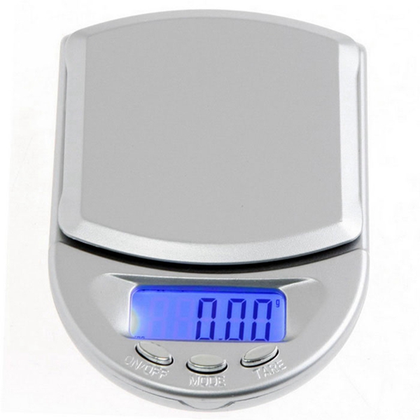 Racdde 2.5" LCD Mini Digital Pocket Jewelry Scale - Silver (200g / 0.01g)