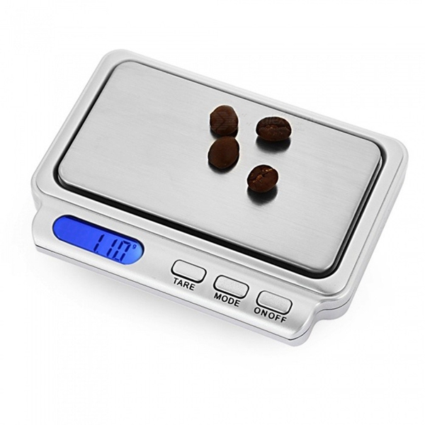 Racdde FS-100 100g / 0.01g 1.1" Precision Electronic Scale, Gold Jewelry Scale - Silver (2 x AAA)