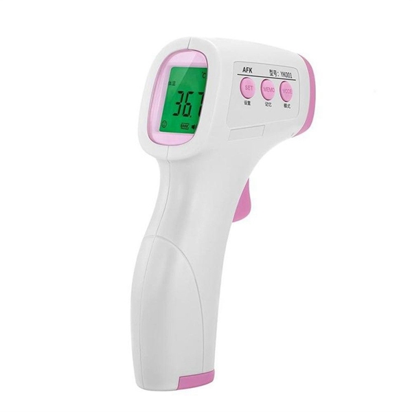Racdde YK001 Forehead Thermometer For Adults Baby, Non Contact Digital IR Infrared Ear Thermometer Temperature Meter With LCD Display