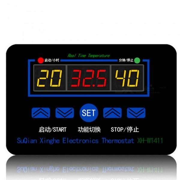 Racdde Smart Electronics LED Digital Temperature Controller AC 220V 10A XH-W1411 12V Thermostat Control Switch - 220V