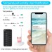 Racdde Wireless Temperature Humidity, Indoor Thermometer Sensor Hub with APP Alarm Alert for iOS Android, WiFi Temperature Gauge