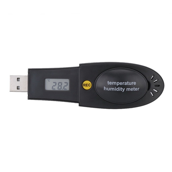 Racdde Temperature Humidity Data Logger w/ USB / 1" LCD