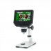Racdde 600X Digital Electronic Video Microscope 4.3 Inch HD LCD Soldering Phone Repair Magnifier + Metal Stand