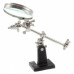 Racdde Helping Third Hand Tool Soldering Stand with 5X Magnifying Glass