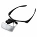 Racdde Headband Magnifying Glass Eye Repair Magnifier w/ 2 LED Light