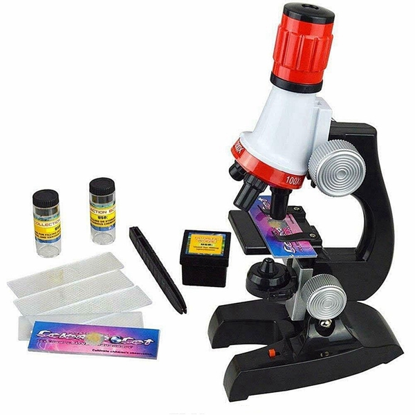Racdde 100x 400x 1200x Magnification Microscope for Kids Early Education Science