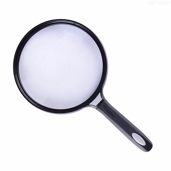 Racdde Large Magnifying Glass 2.5X Handheld Reading Magnifier 130mm Glass Magnifying Lens for Book Newspaper Reading Science Class