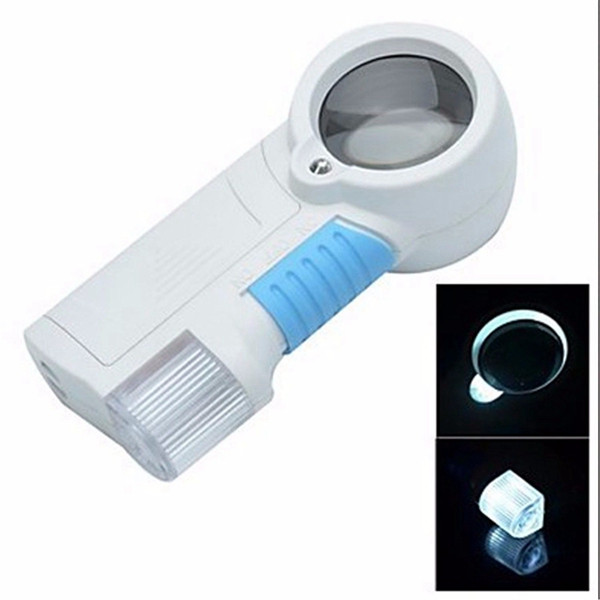 Racdde 12X Magnifying Glass with LED Light Handheld Magnifier Jewelry Loupe Reading Magnifying Glass Lens