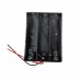 Racdde New Plastic 3x18650 Battery Case Holder Storage Box with Wire Leads for 18650 Batteries - 1Pcs