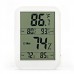 Racdde High Precision Electronic Thermometer Hygrometer With Display High Low Temperature Humidity - White