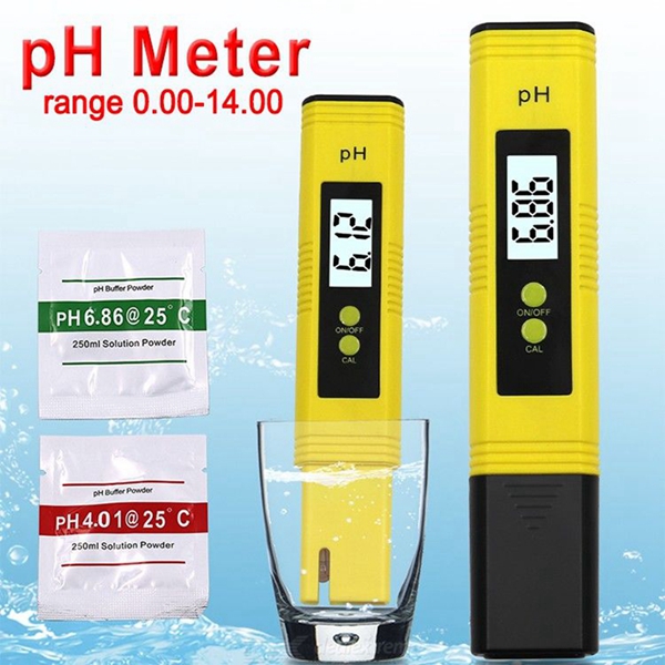 Racdde Portable PH Acidity Meter with 0.00-14.00 PH Range