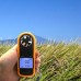 Racdde GM816 Portable Mini Digital Anemometer, Wind Speed Meter, Air Guage Thermometer with LCD Backlight Display yellow