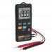 Racdde AN301 Digital Multimeter 1999 Counts AC DC Voltmeter Resistance Meter Tester with LED Light - Black