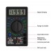 Racdde DT830G LCD Digital Multimeter, Handheld AC/DC Ammeter Voltmeter Ohm Tester Meter - Black