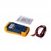 Racdde A830L LCD Digital Multimeter, Electric Ammeter Voltmeter Tester Meter Handheld DC AC Voltage Diode Freguency Meter - Orange